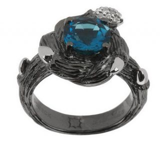 Dweck Diamonds Sterling Fortuna 2.00 ct Blue Topaz Ring —