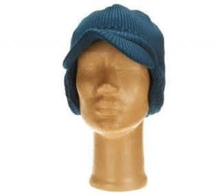Due North Knit Cap with Wind Resistant Ear Flaps —