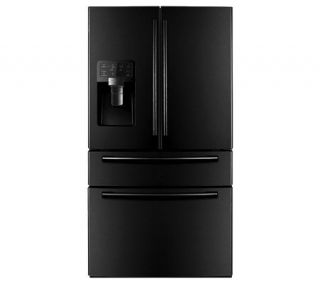 Samsung 28 cu.ft.4 Door French Door Refrigerator Black   E167678