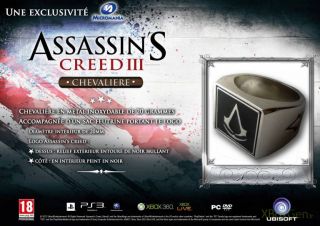 Assassins creed 3 rare ring (official merchandise ubisoft) France