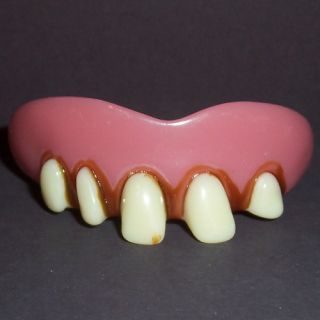 Deluxe Billy Bob Original Fake Costume False Teeth Dentures Funny