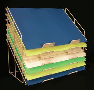  Display Rack Holds 21x29 Materials Like Construction Paper