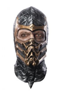Mortal Kombat Scorpion Deluxe Overhead Costume Latex Mask Adult