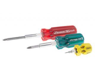 Picquic Set of 3 Instant Pick Multibit Screwdrivers —