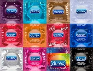 24 Durex Condoms Free Sample Lubricant Pick Your Favorite Type