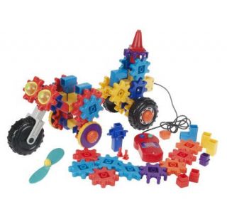 81 Piece Build Your Own Motorized Gears Vehicle —