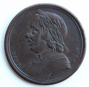 Oliver Cromwell Kirk Medal Sentimental Magazine 1775