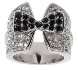 Nolan Millers Two tone Pave Bow Ring —