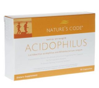 Natures Code Acidophilus Probiotic Capsules 90 Day A D   A93416