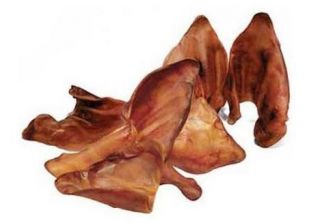 100 Premium Pig Ears Dog Treats Natural Fresh Cooked