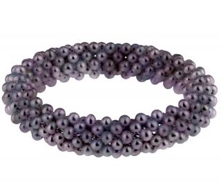 Honora Cultured FreshwaterPearl Woven Stretch Bracelet —