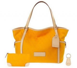 Dooney & Bourke Signature Fabric Tote with Accessories —