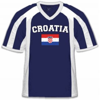 Croatia Soccer T Shirt Flag Football Country Jersey Tee