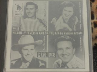 CD Various  Hillbilly Fever in and on The Air Hillbilly Country
