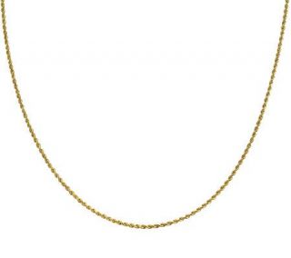 EternaGold 26 Solid Rope Chain Necklace, 4.3g —