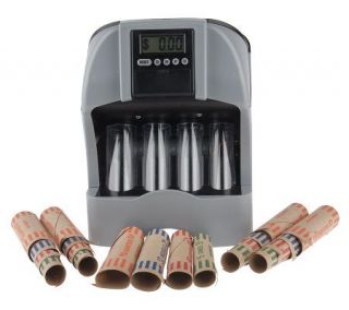 Cyber Sorter Motorized Coin Bank with 20 Coin Wrappers —