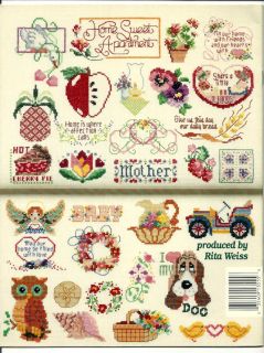 50 cross stitch designs 3555 by sam hawkins for counted cross stitch
