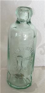 1900s Seattle Hutchinson Bay View Bottling Co Bottle