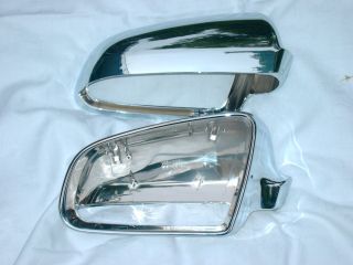 Audi Chrome Mirror Covers A3 8L 8P A4 B5 B6 B7 A6 C5 4F S3 S4 S6 RS4