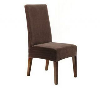 Sure Fit Stretch Pinstripe Shorty Dining ChairSlipcover —