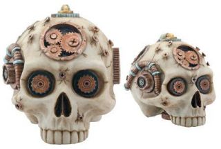 steampunk cranium skull l 5 5 x w 5 x h 4 5 made of