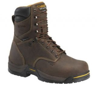 Carolina Boots Mens 8 Broad Toe WaterproofLogger Boots   A208699