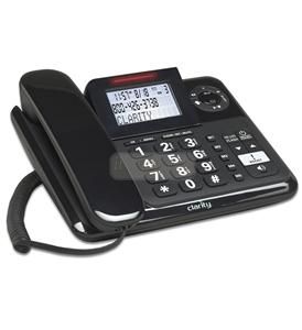 Clarity E814 40dB Loud Amplified Corded Phone with Answering Machine