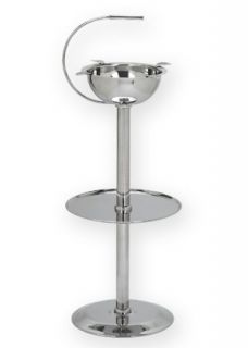  Stinky Cigar Floor Standing Ashtray 4 Stirrup Stainless Steel