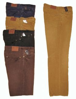 Polo Ralph Lauren Mens 650 Straight Corduroy Jeans Pants