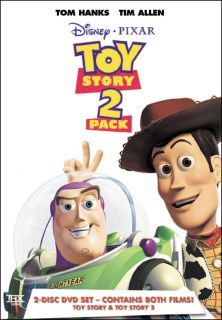 Toy Story/Toy Story 2 DVD 2 Pack   DVD Movie —