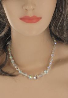 vintage laguna swarovski ab crystal necklace 15 be sure to
