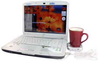 USB Tea Coffee Chocolate Mug Cup Warmer for PC Laptop