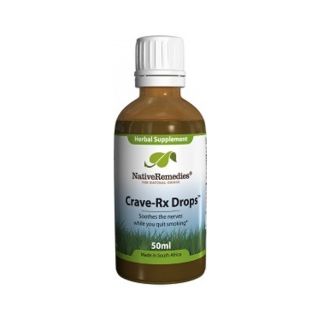 Crave RX Drops for Mood Support While Quitting Smoking 50ml Herbal