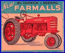  George Hein Farm Equipment Farmall Tractor Matchcover  Culbertson NE