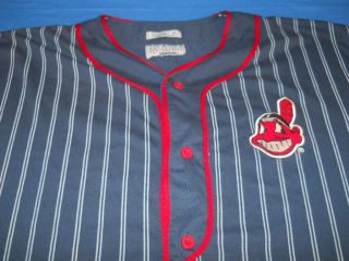 Vintage 90s Cleveland Indians Starter Baseball Jersey Button Up T