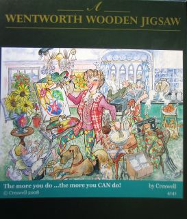  500 Piece Wooden Jigsaw Puzzle The More You do by Creswell