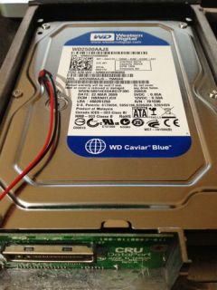 Dell MF120 Cru Dataport 10 Removable 250G 7 2K Sata Hard Drive Parts