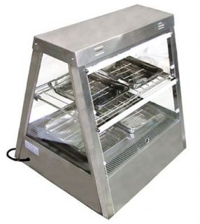 Heated Countertop Food Display Warmer Stainless Steel