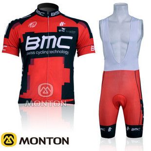 2012 New BMC Cycling Jersey Bib Shorts Cap Bike Bicycle Clothes