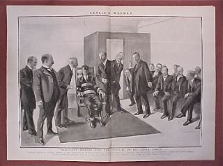 Org 1901 ELECTRIC CHAIR Leon Czolgosz Execution ELECTROCUTION McKINLEY