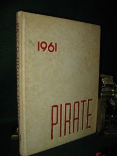  The Pirate 1961 Pasco High School Dade City Florida Yearbook