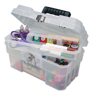 Akro Mils Craft Art Storage Tool Box Clear New 14