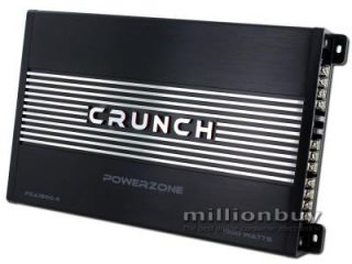 Crunch PZA1600 4 1600W Amp 4 Channel Car Amplifier New