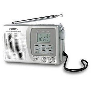 NEW Coby CB91 Digital 9 Band POCKET Radio AM FM SW Built in Speaker