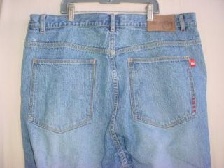Damani Dada Mens Jeans Blue Loose Baggy   size 38   meas 39 x 32