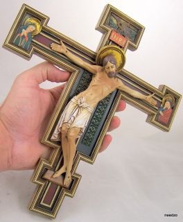 Catholic Patron Saint St Damian San Damiano Wall Cross Crucifix Jesus