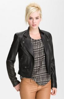 Truth & Pride Perforated Leather Biker Jacket