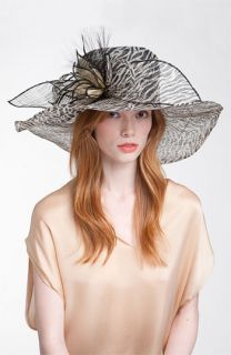 Natasha Couture Zebra Derby Hat