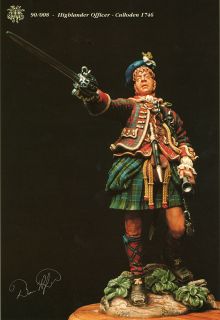 Highlander Culloden 1746 WMH 9008 90mm White Models Out of production