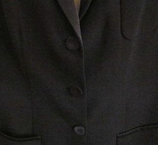 Dana Buchman Black Tuxedo Style Blazer Jacket 54B 20 1x